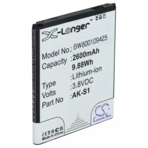 Bateria vhbw para Telemóvel Emporia AK-S1 / AK-S1(V1.0) - 2600 mAh 3.8 V Li-Ion