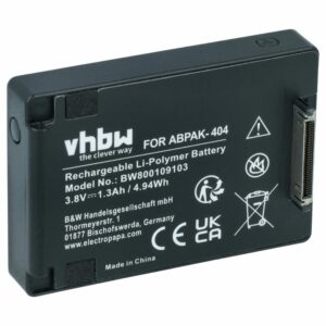 Bateria vhbw para GoPro (1240 mAh, 3.8 V, Li-polymer)