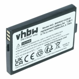 Bateria vhbw para telemóvel Swissvoice TJB-1 - 1000 mAh 3.7 V Li-Ion