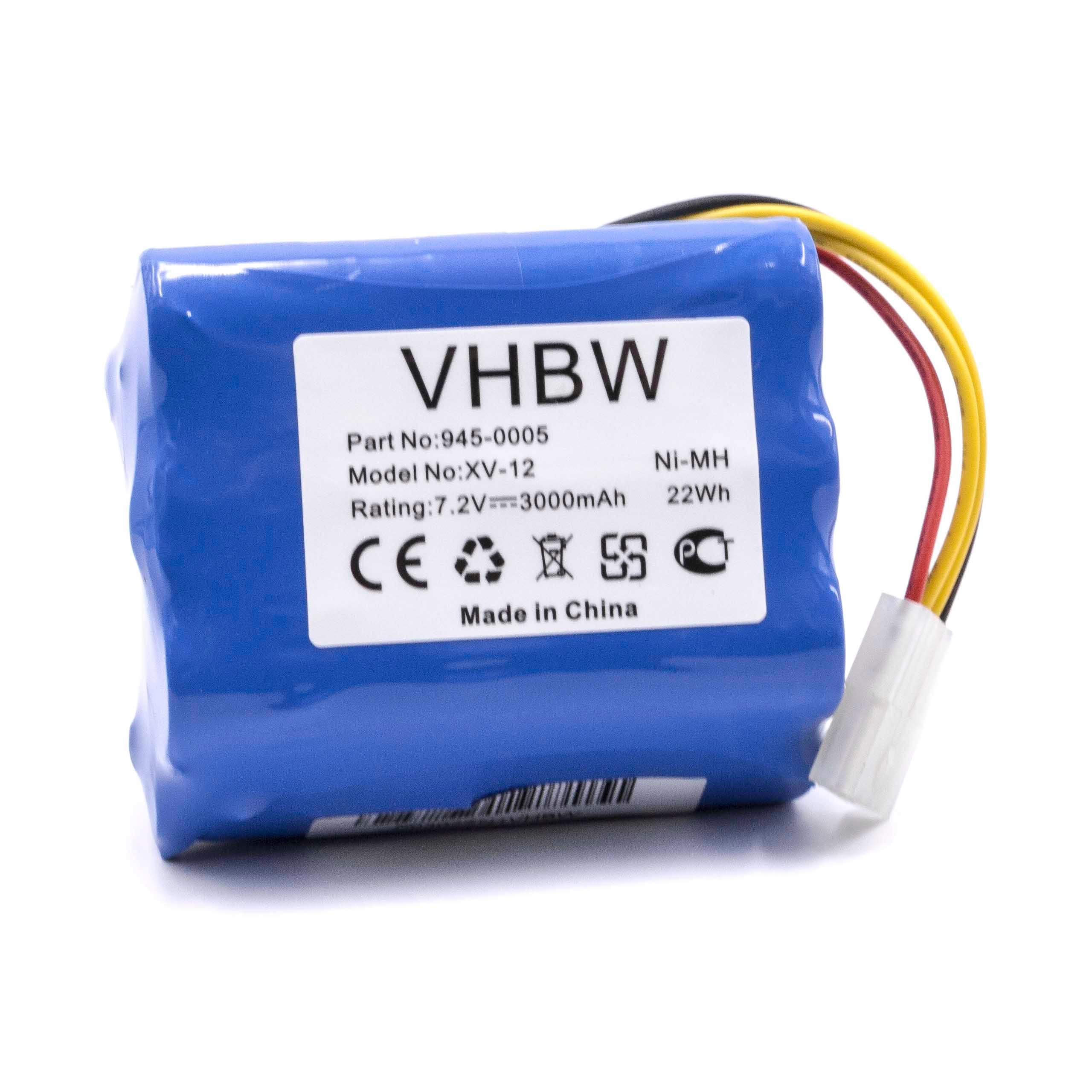Bateria vhbw NiMH 3000mAh 7.2V para Neato XV-11, XV-15, XV-21 e Vorwerk VX100 - Image 3