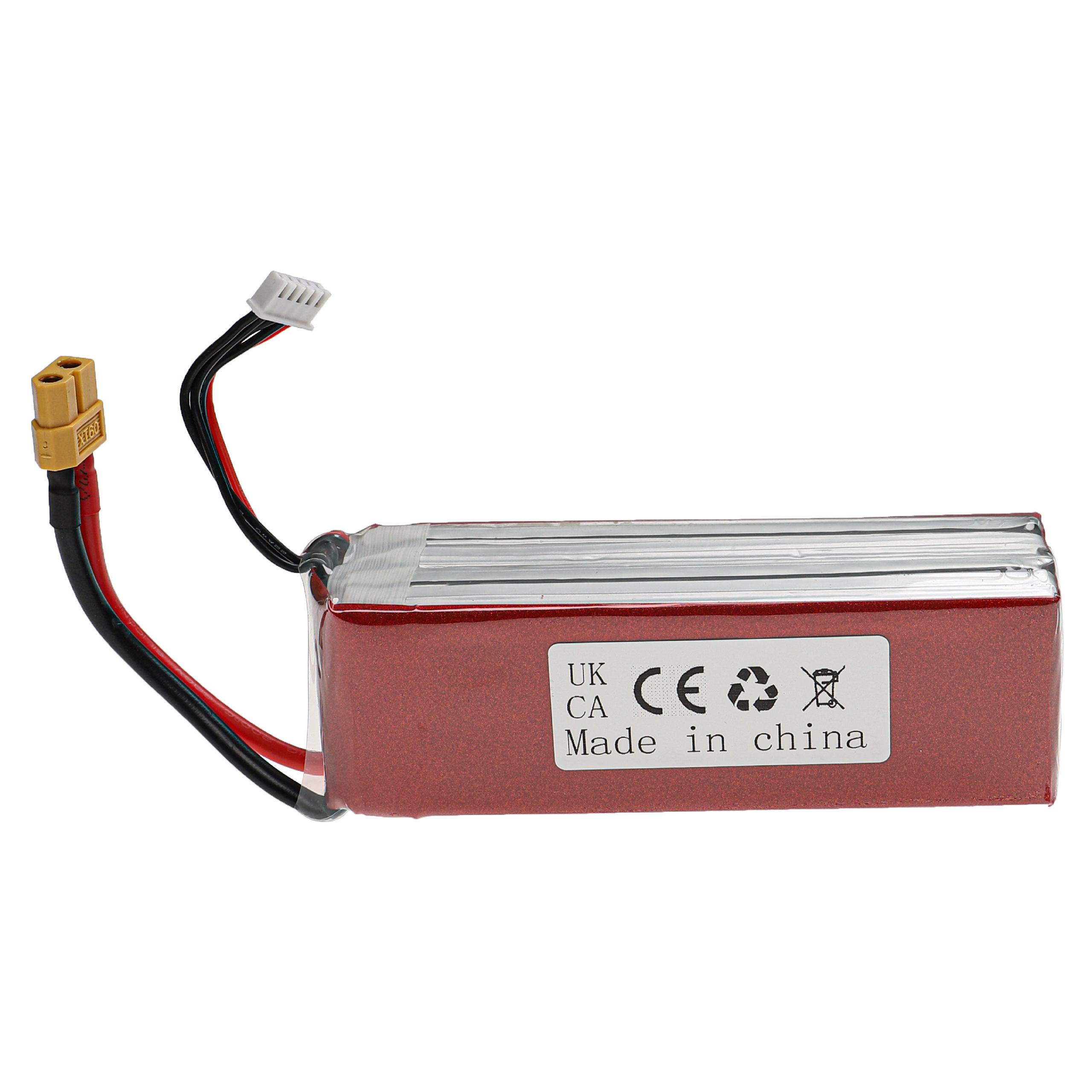 Bateria vhbw para Modelos e Drones - 6000 mAh 14.8 V Li-Polímero, XT60 - Image 2