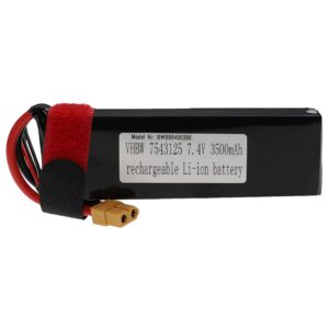 Bateria vhbw para Modelismo - 3500 mAh, 7.4 V, Li-Polímero, XT60