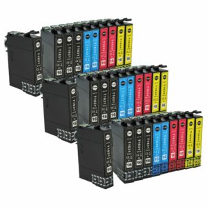 Conjunto de 30 Tinteiros vhbw para Epson Workforce WF-2750DWF, WF-2760DWF, WF-2660DWF