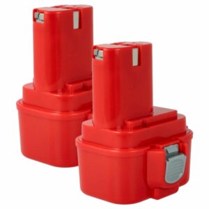 2x Baterias vhbw para Makita 192321-5 192404-1 192019-4 1500 mAh 9.6 V NiMH