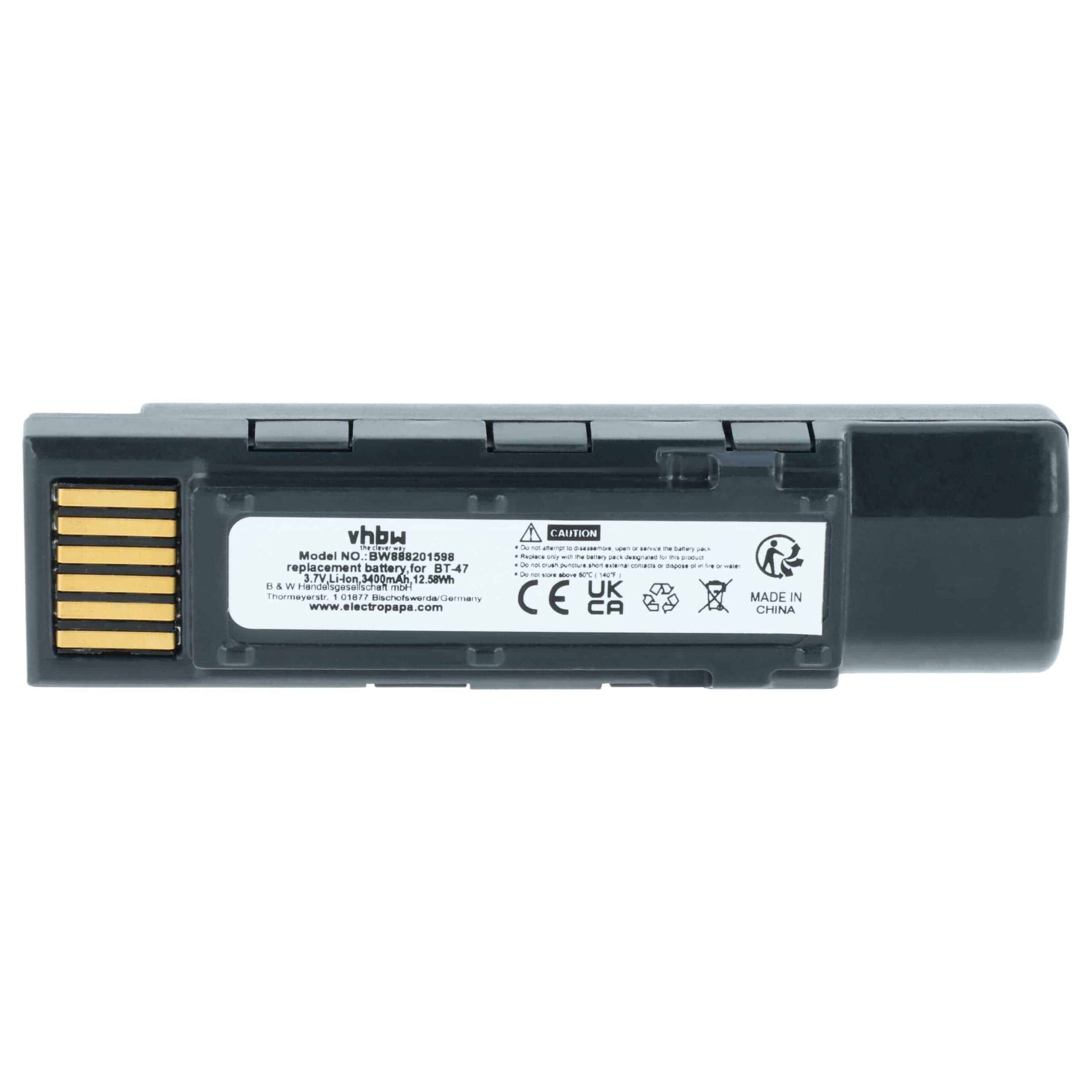 2x Bateria vhbw para leitor de códigos de barras Datalogic Gryphon 4500 (3400 mAh, 3.7 V) - Image 3