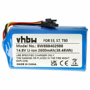 Bateria vhbw para Qihoo 360 S5, S7, S9 (2600mAh, 14.8V)