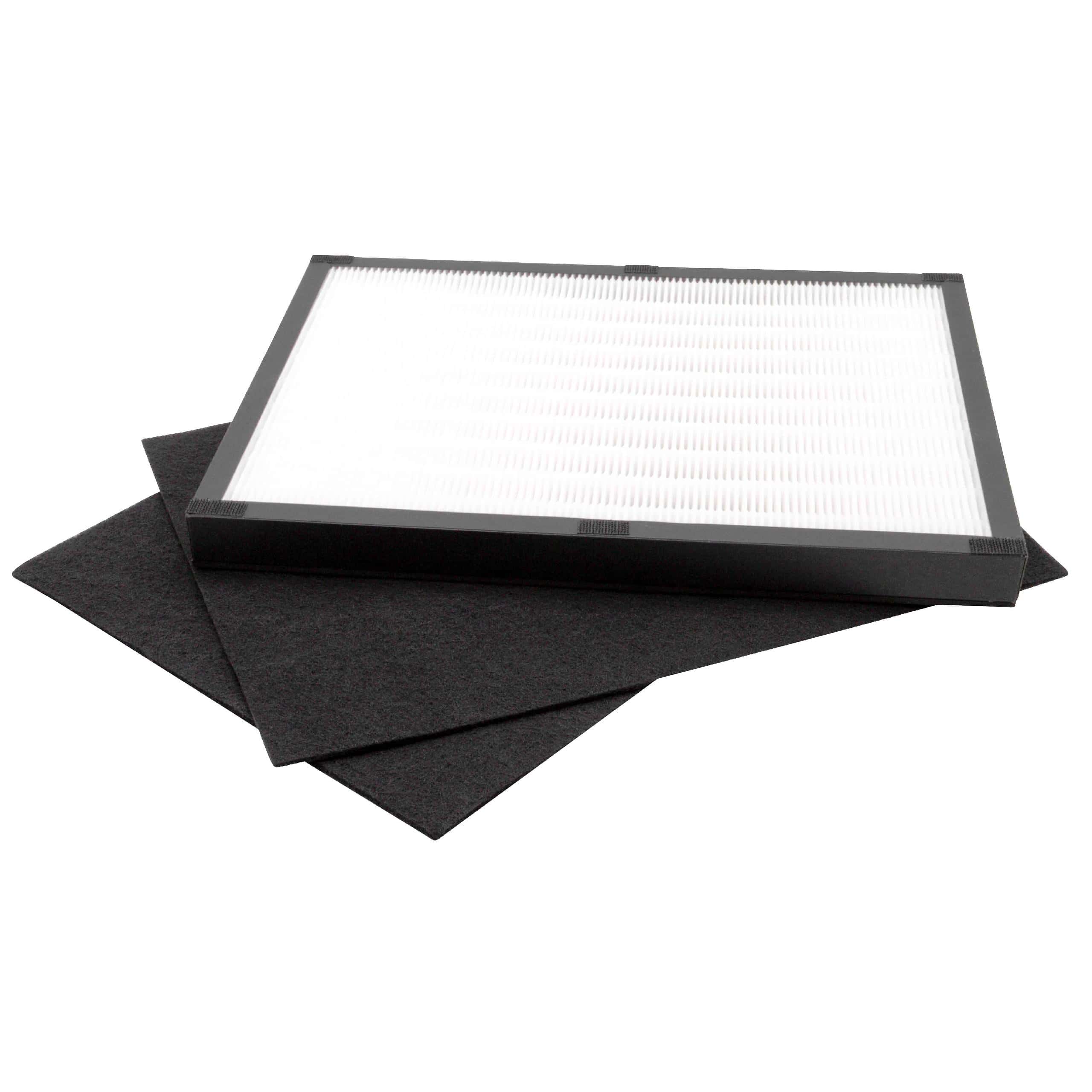 Conjunto de 3 Filtros vhbw para Purificador de Ar Dirt Devil Pureza AC 250 - HEPA, Carvão Ativado - Image 2