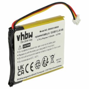 Bateria vhbw para Teclado Sem Fios Logitech K830, K830 Illuminated - 1100 mAh 3.7 V