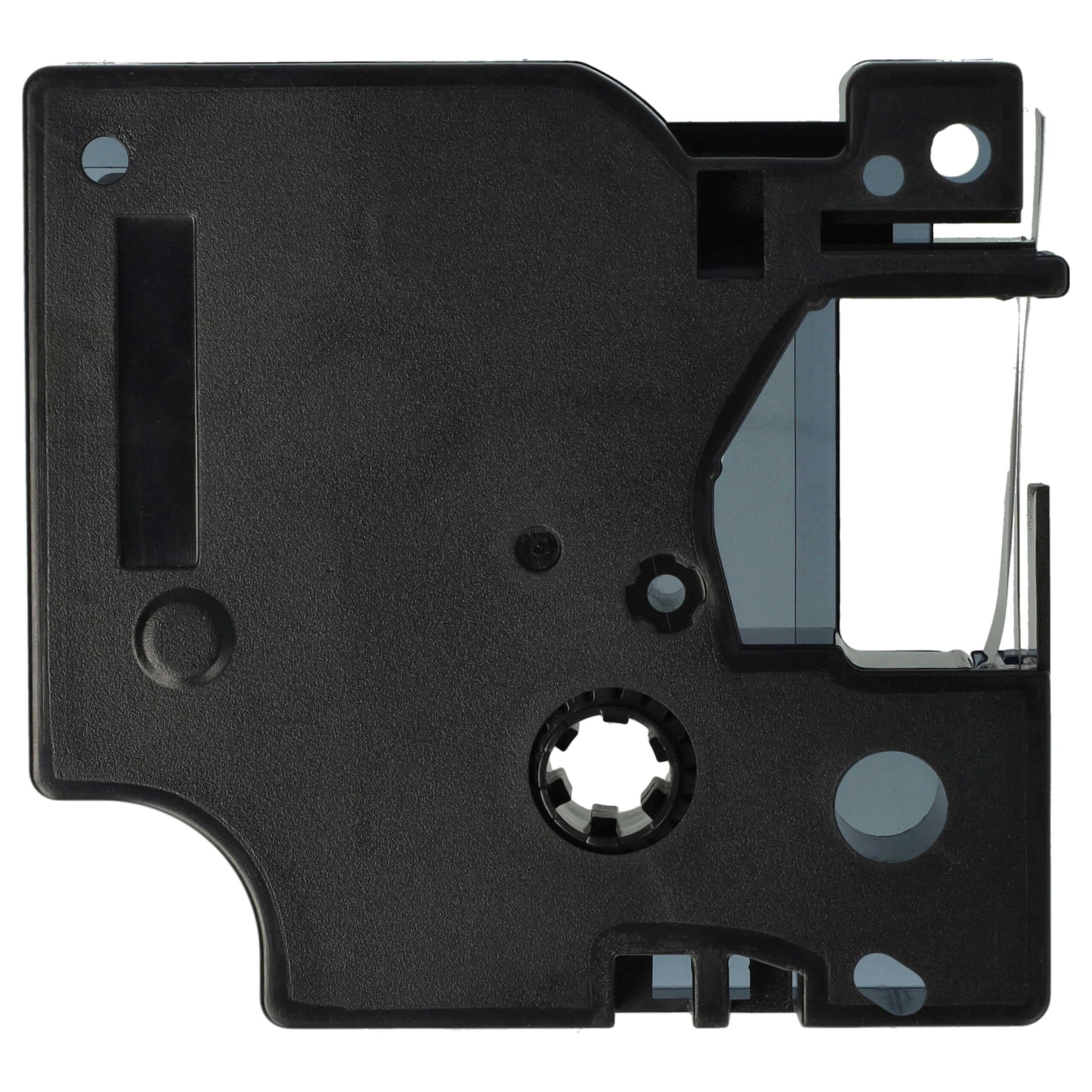 3x Fita para Etiqueta vhbw substitui Dymo D1, 43613 - 6 mm Preto sobre Branco - Image 2