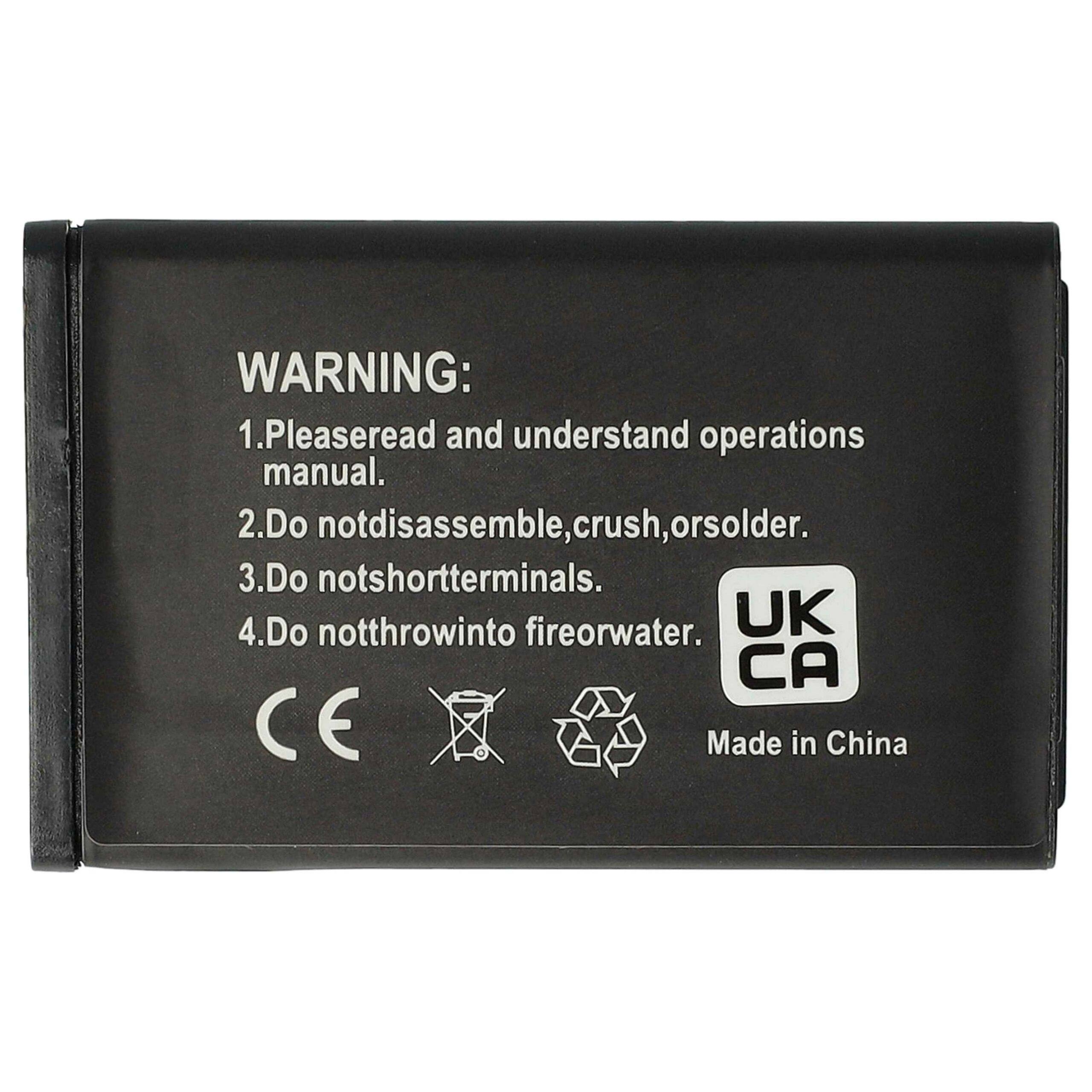 Bateria vhbw para telemóvel LG (600 mAh, 3.7 V, Li-Ion) - Image 4