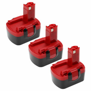 Conjunto de 3 Baterias vhbw para Ferramentas Elétricas Bosch 14.4 V, 2500 mAh, NiMH