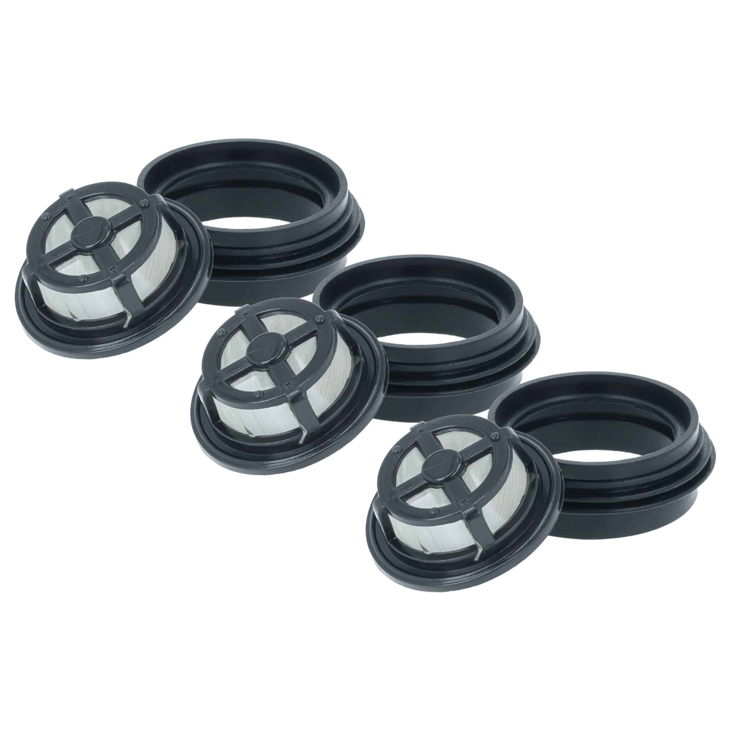 vhbw 3x Filtro para Depósito de Água para iRobot Braava Jet M6, 6012, 6110