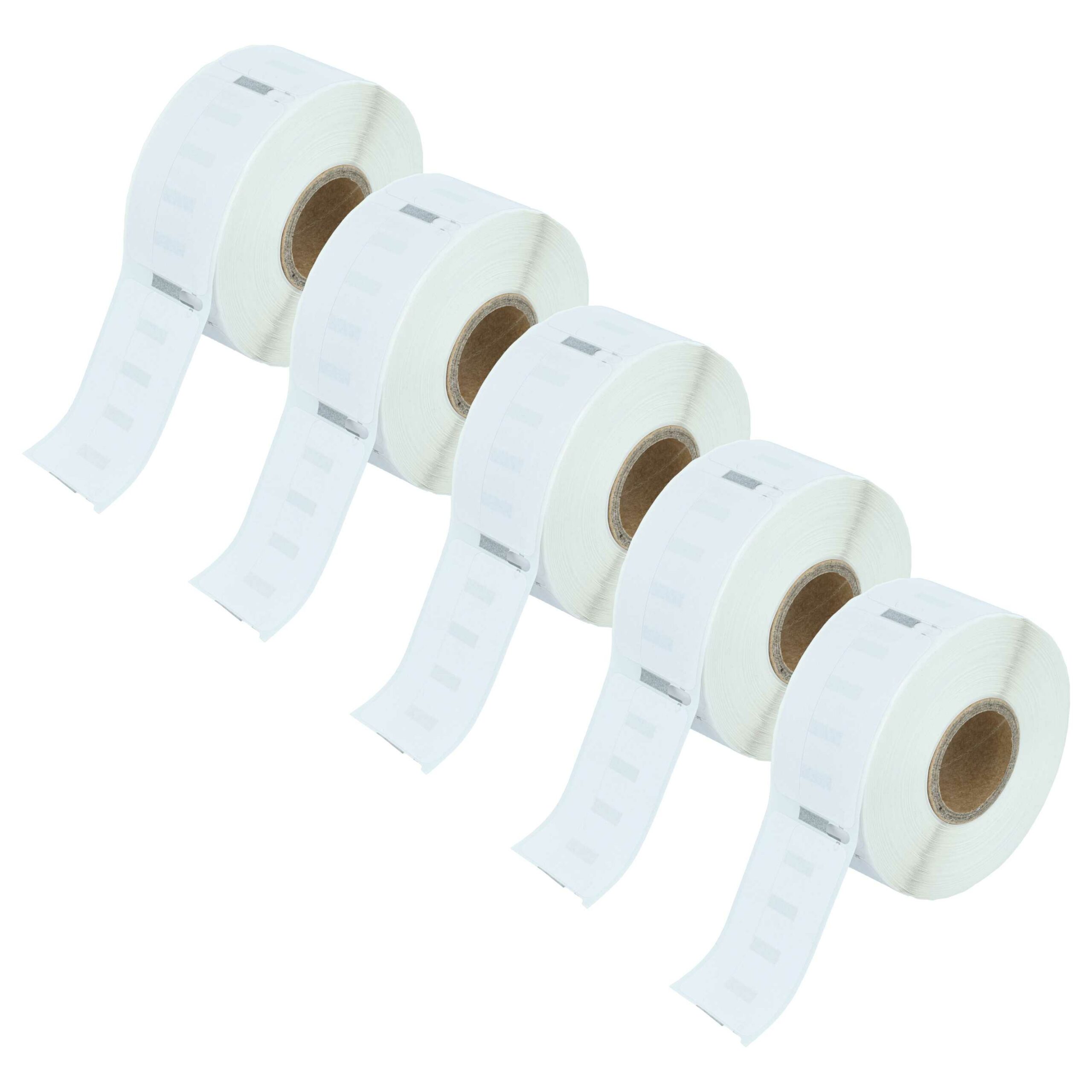 5x Rolos de Etiquetas vhbw para Dymo 11355 - 19 mm x 51 mm