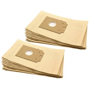 20x Sacos para Aspirador vhbw substitui Bosch tamanho K (papel)
