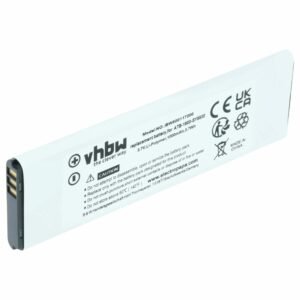 Bateria vhbw para Comando RTI ATB-900-SY5531, ATB-1800-SY5530 - 1000 mAh 3.7 V Li-polymer