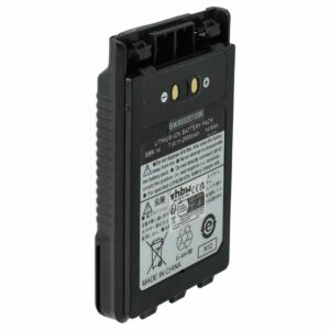 Bateria de rádio vhbw para Yaesu SBR-14, SBR-14Li 2000 mAh 7.4 V Li-Ion