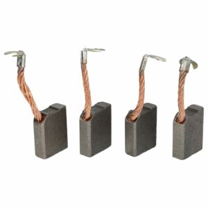 4x Escovas de Carvão vhbw para Ferramenta Elétrica / Jungheinrich - 25 x 19.8 x 7.9 mm