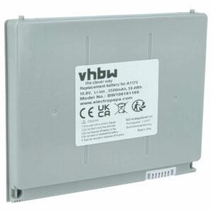 Bateria vhbw para portáteis Apple (A1175, A1150) - 5500 mAh 10.8 V Li-Ion, branca