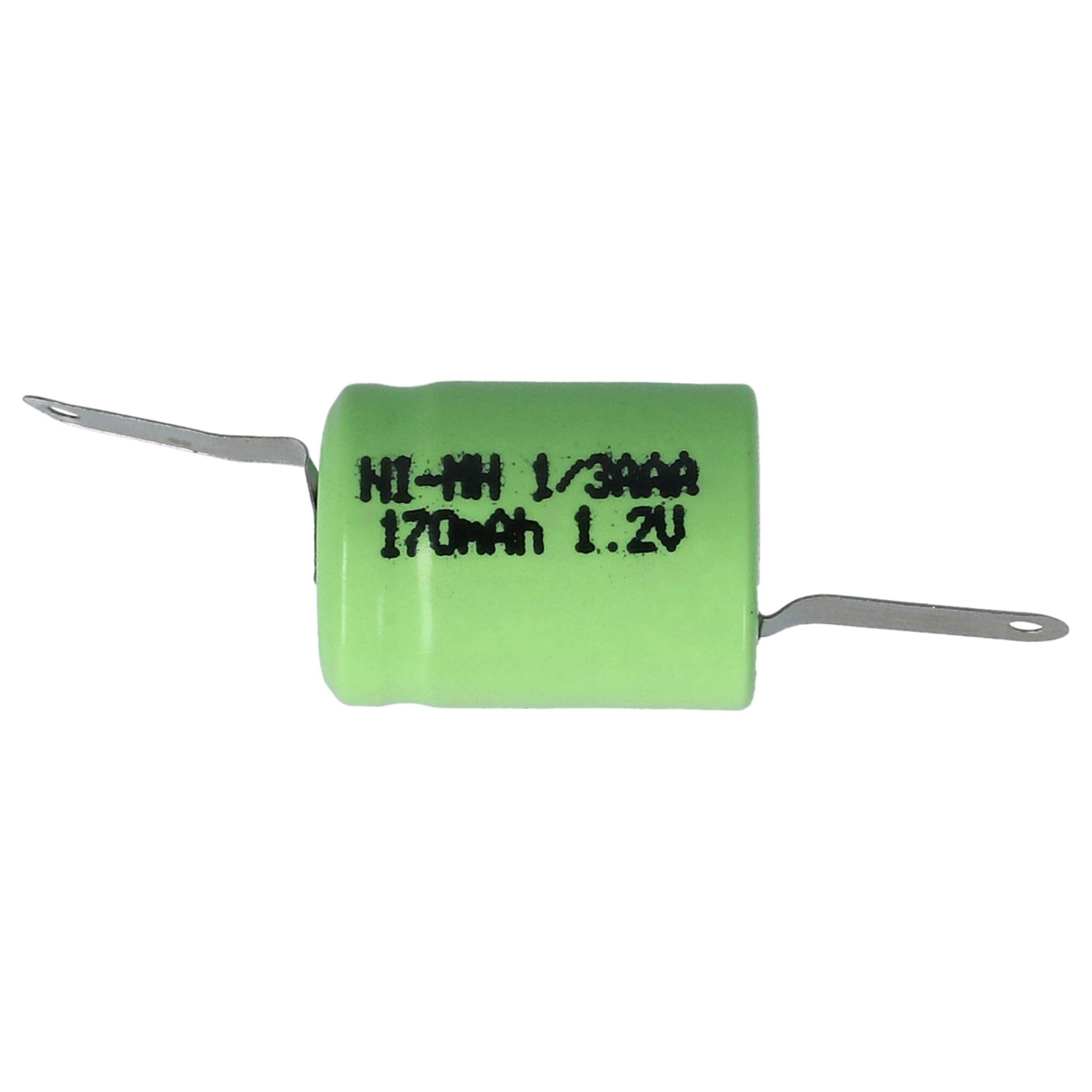 Bateria vhbw para Modelismo 2x 1/3AAA 170 mAh 1.2 V NiMH - Image 4