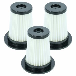 vhbw 3x Filtro EPA E12 para Aspirador Grundig GMS3880, VCP3130L - Preto / Branca