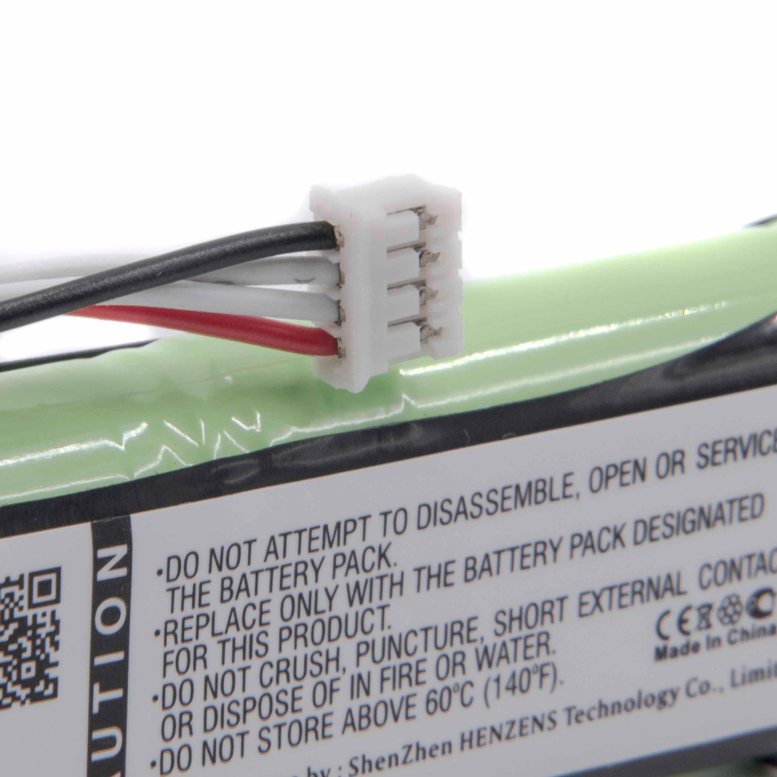 Bateria de Equipamento Médico vhbw para Fresenius Ambix / Amika / Applix - 1200 mAh 4.8 V NiMH - Image 2