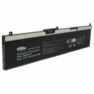 Bateria para Portátil vhbw para Dell Precision 7330, 7530, 7730 7260 mAh 11.4 V Li-polímero