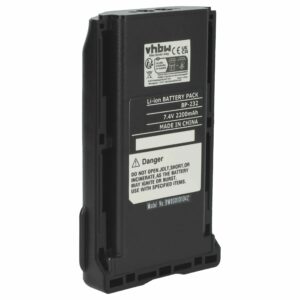 Bateria para Rádio vhbw 2200 mAh 7.4 V Li-Ion (substitui Icom BP-232, BP-231)