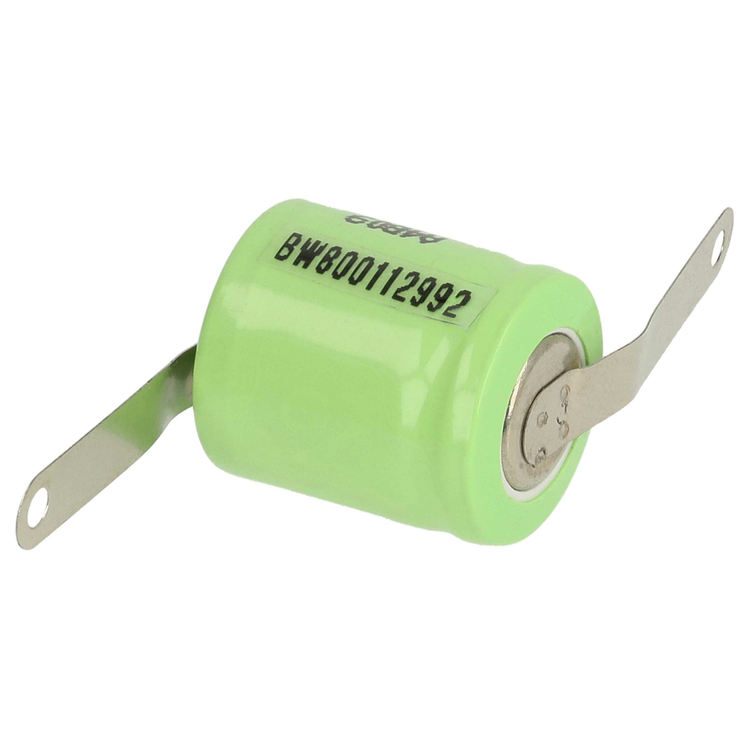 10x Bateria Tipo Botão 1/3AA para Modelismo e Lâmpadas Solares - 300 mAh 1.2 V NiMH vhbw - Image 4
