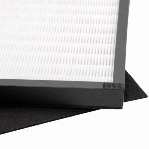 Conjunto de 3 Filtros vhbw para Purificador de Ar Dirt Devil Pureza AC 250 - HEPA, Carvão Ativado