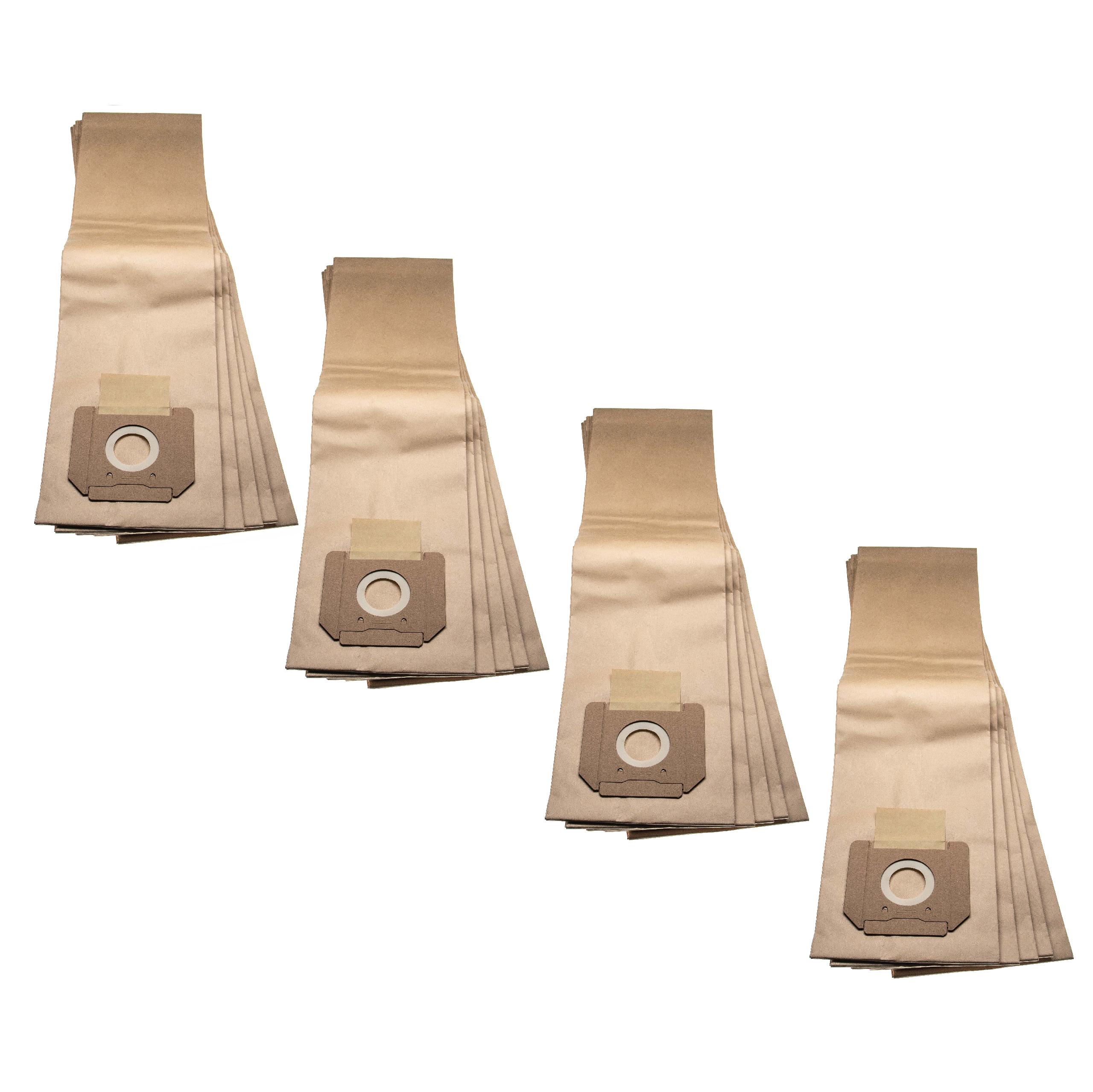 20x Sacos para Aspirador vhbw para Bosch GAS 55 M AFC Professional - Papel