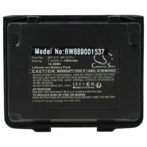Bateria vhbw para Rádio Icom BP-217, BP-217LI - 1900 mAh 14,06 V Li-Ion