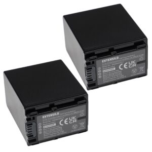 2x Bateria Extensilo para Sony NP-FV100A, NP-FV100, NP-FV90 3090mAh 7.4V