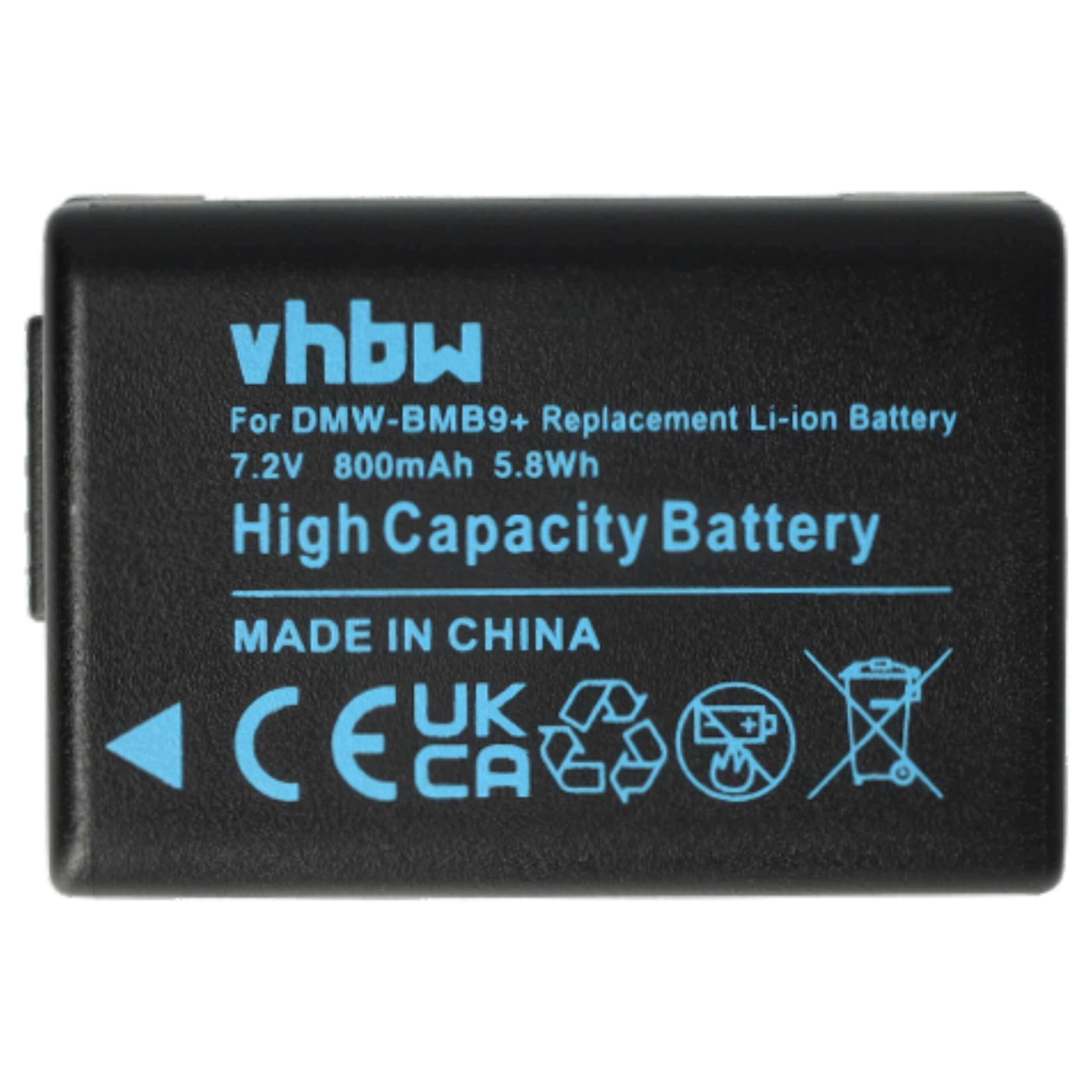 2x Baterias vhbw para Leica BP-DC9E / Panasonic DMW-BMB9E - 800mAh, 7.2V - Image 3