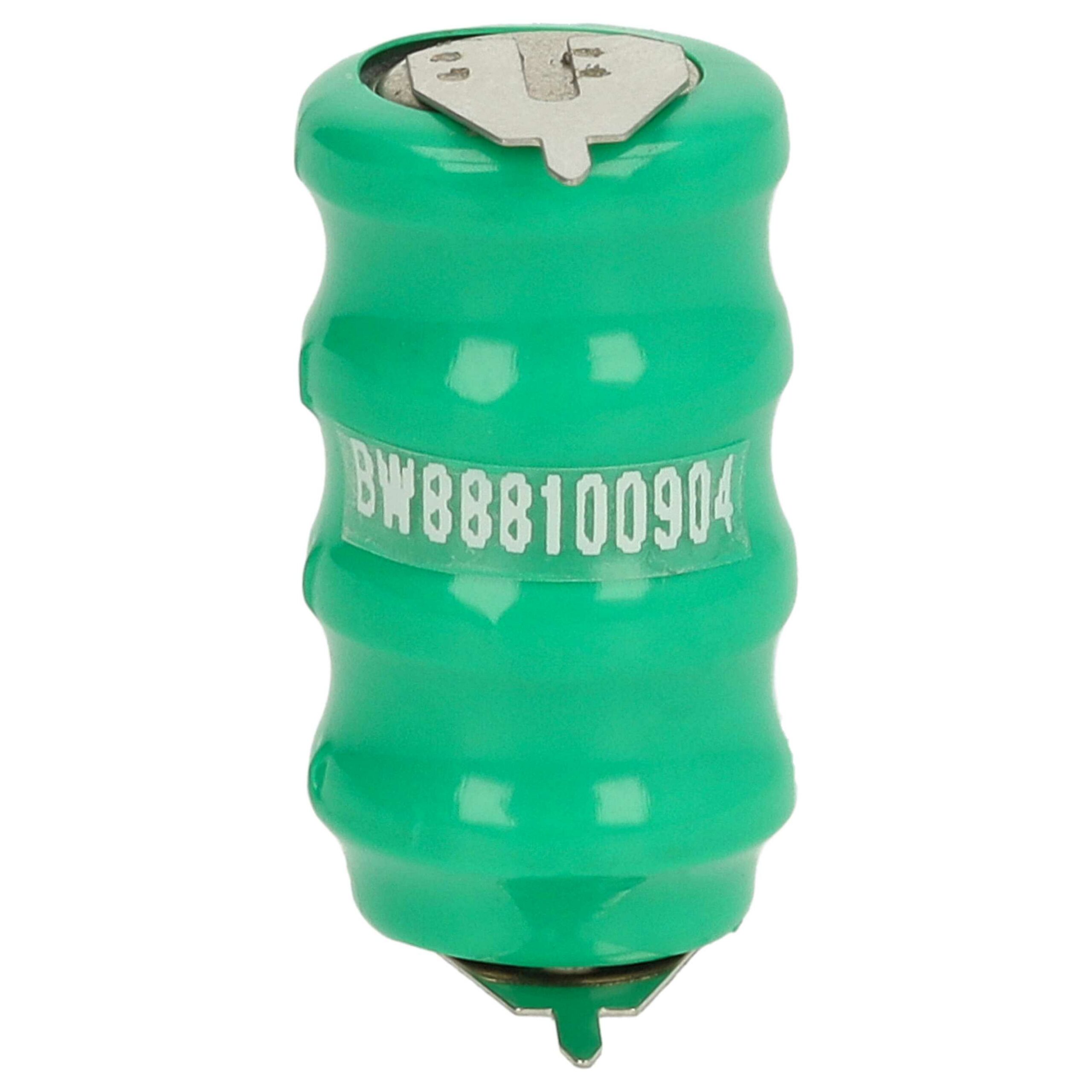 5x Pilha Botão vhbw V40H 2 Pinos para Modelismo e Lâmpadas Solares - 40 mAh 4.8 V NiMH - Image 4