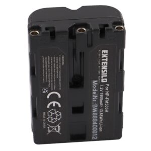 3x Bateria EXTENSILO compatível com Sony NP-FM500H - 1900mAh, 7.2V