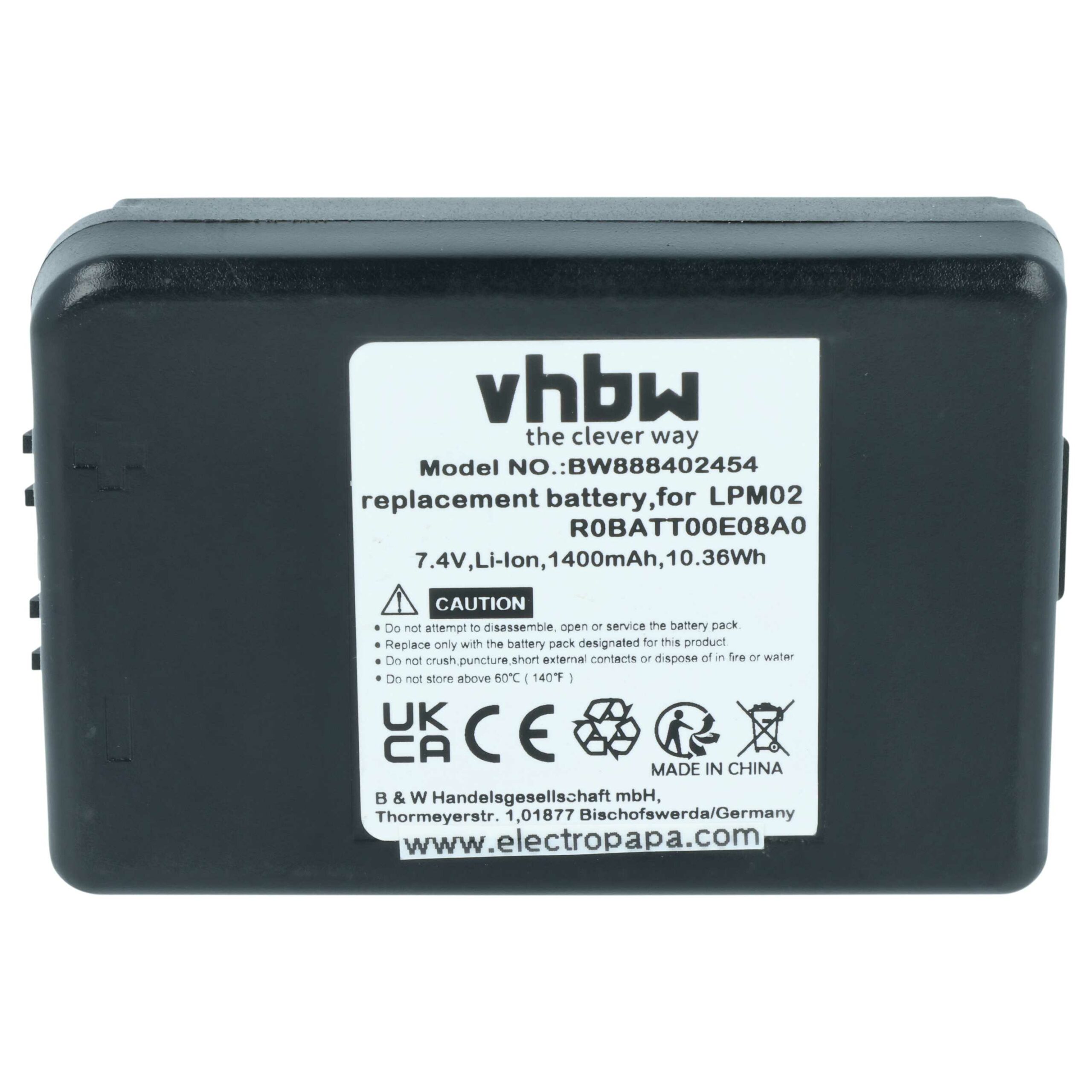 2x Bateria de substituição vhbw para controlo remoto Autec R0BATT00E08A0, LPM02 - 1400 mAh - Image 3