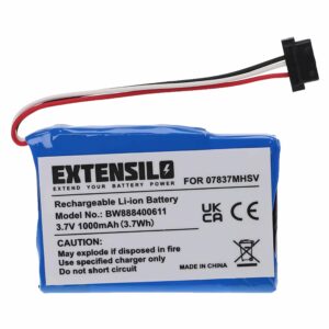 Bateria EXTENSILO GPS 1000mAh, 3.7V para Becker S30