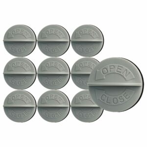 10x Parafuso de Vedação vhbw para Filtro de Aspirador Kärcher, Dewalt, Hoover - Tampa Final