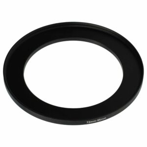 Anel Adaptador Step-Up vhbw de 72 mm para 95 mm para Objetivas de Câmara
