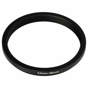 Anel Adaptador Step-Down vhbw de 52 mm para 48 mm para Objetivas de Câmara