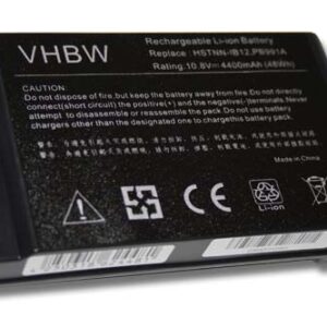Bateria vhbw para portáteis HP Compaq NC4200, NC4400, TC4200 — 4400 mAh 10.8 V