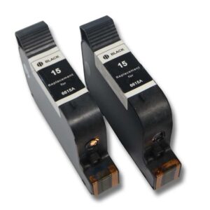 2x Tinteiros vhbw para HP Color Copier 810C / Deskjet - Preto, 30ml