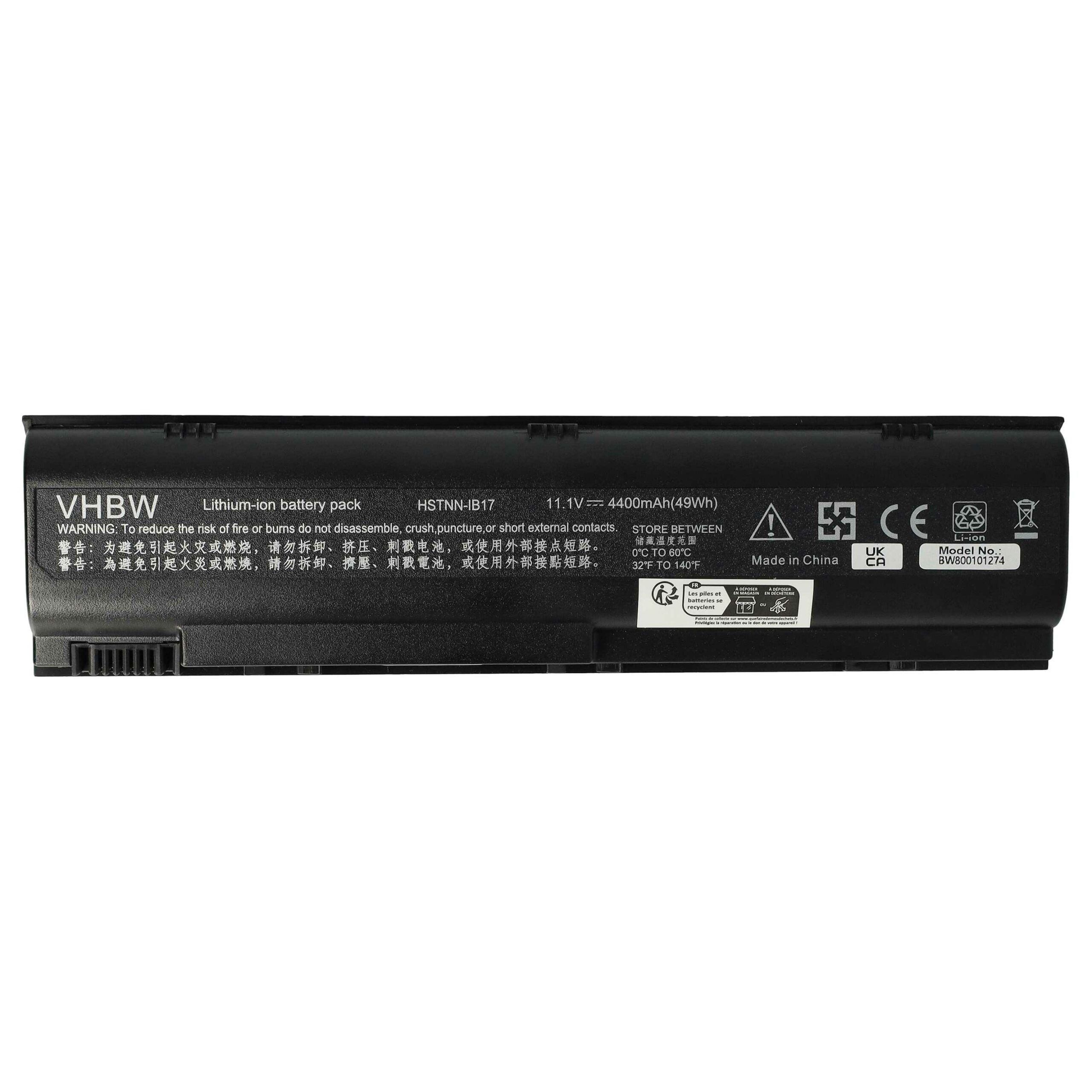 Bateria para Portátil vhbw HP 391883-001 4400 mAh 10.8 V - Image 3
