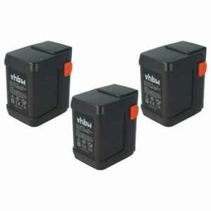 3x Baterias vhbw 4000 mAh 18 V Li-Ion para Gardena 8835, AccuCut, EasyCut
