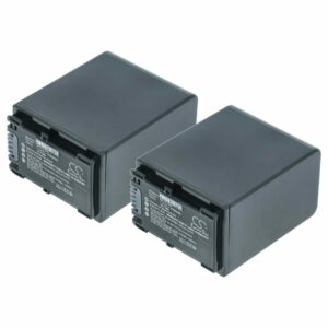 2x Baterias vhbw para Câmara Sony NP-FV100A - 2700 mAh 7.3 V Li-Ion