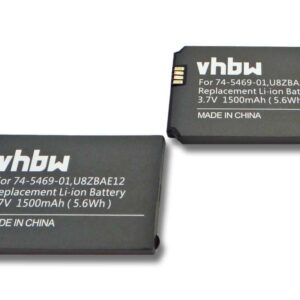 2x Bateria vhbw substitui Cisco 74-5469-01 para telefone Cisco - 1500 mAh 3.7 V Li-Ion