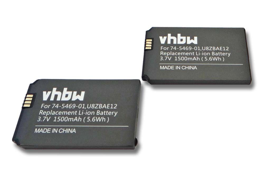 2x Bateria vhbw substitui Cisco 74-5469-01 para telefone Cisco - 1500 mAh 3.7 V Li-Ion