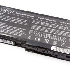 Bateria para Portátil vhbw para Toshiba PA3729U-1BAS, PA3730 - 4400 mAh 10.8 V