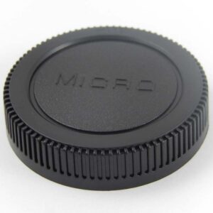 Tapa Traseira de Lente vhbw para Panasonic / Olympus Lumix com baioneta Micro 4/3 - Preto