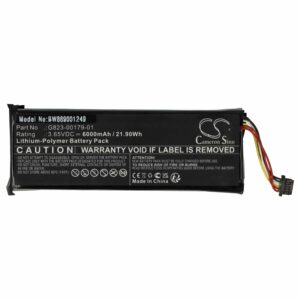 Bateria vhbw para Intercomunicador Google Nest G823-00179-01 6000 mAh 3.65 V Li-polímero